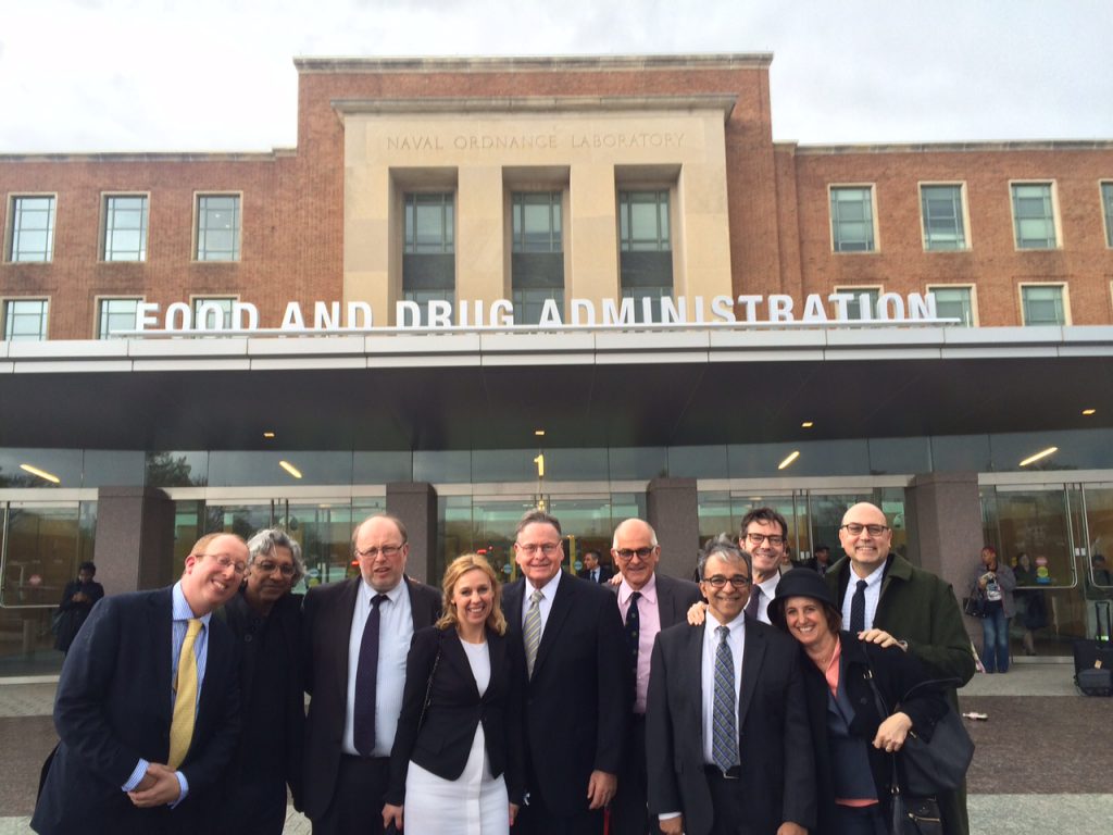 PBC Colleagues outside FDA Building